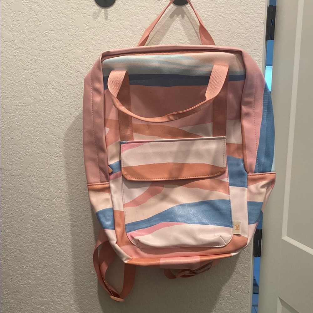 Colorful Striped Backpack